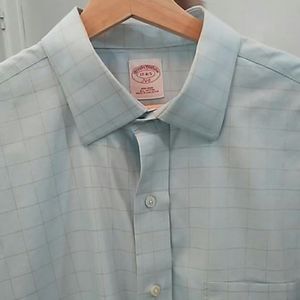 Brooks Brothers 346 Blue Shirt 17 - 34/35